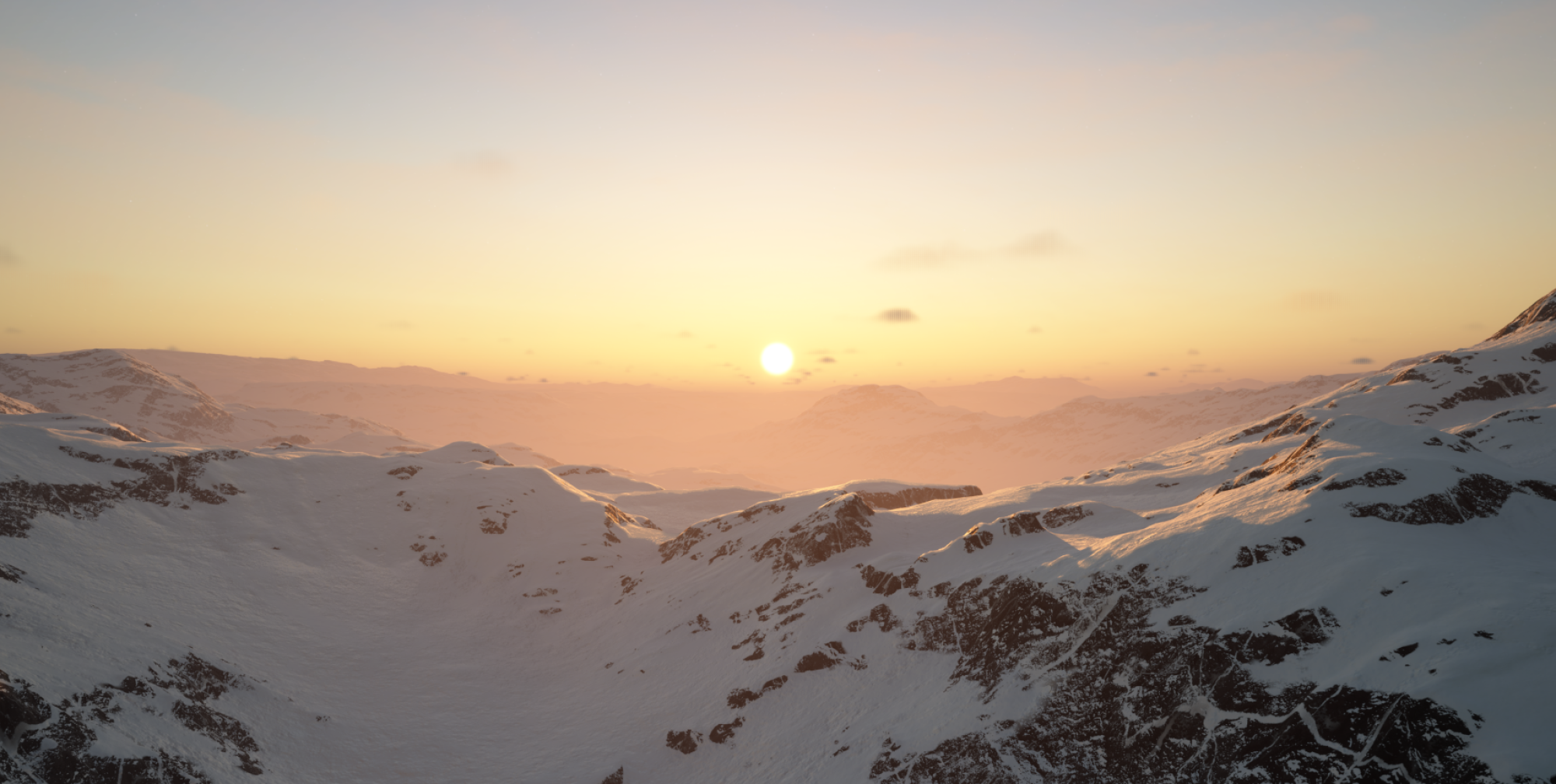 Header image featuring the Grey Games logo in a 3D snowy mountain landscape at sunset.